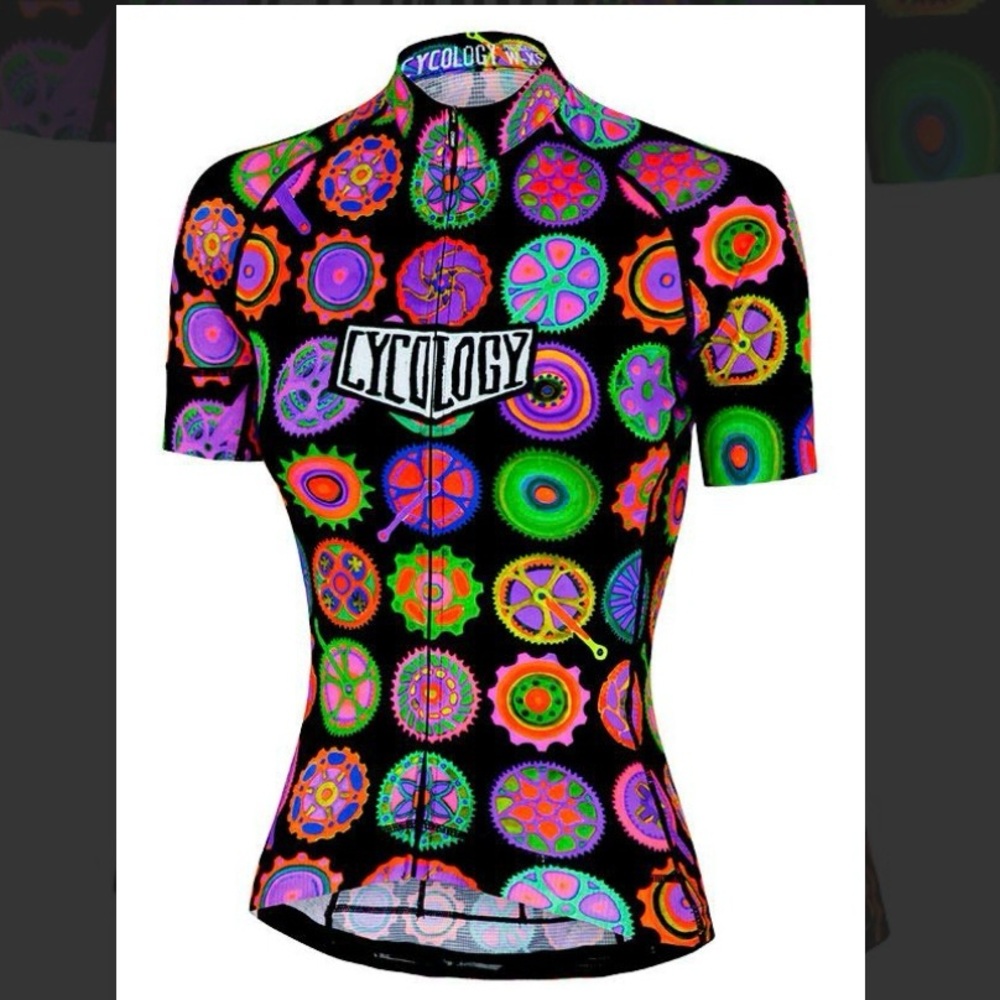 Cycology Colorful Cycling Jersey Cycodelic Women’s Medium